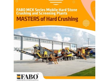 Nieuw Mobiele breker FABO MCK-110 MOBILE CRUSHING & SCREENING PLANT | JAW+SECONDARY: afbeelding 1