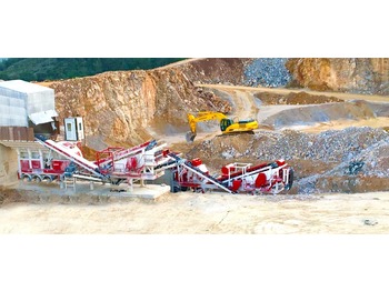 Mobiele breker FABO PRO-150 USED MOBILE CRUSHING PLANT FOR LIMESTONE: afbeelding 1