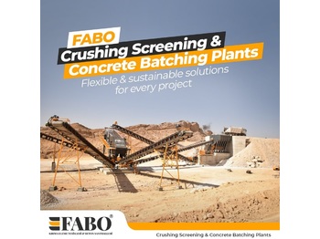 Nieuw Breekinstallatie FABO STATIONARY TYPE 400-500 T/H CRUSHING & SCREENING PLANT: afbeelding 1