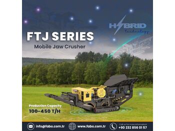 Nieuw Mobiele breker Fabo FTJ 11-75 Tracked Jaw Crusher: afbeelding 1