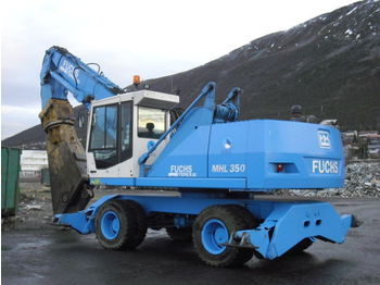 Fuchs MHL 350 with shears and magnet - Bouwmachine