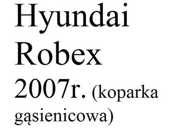 Rupsgraafmachine HYUNDAI Robex: afbeelding 1