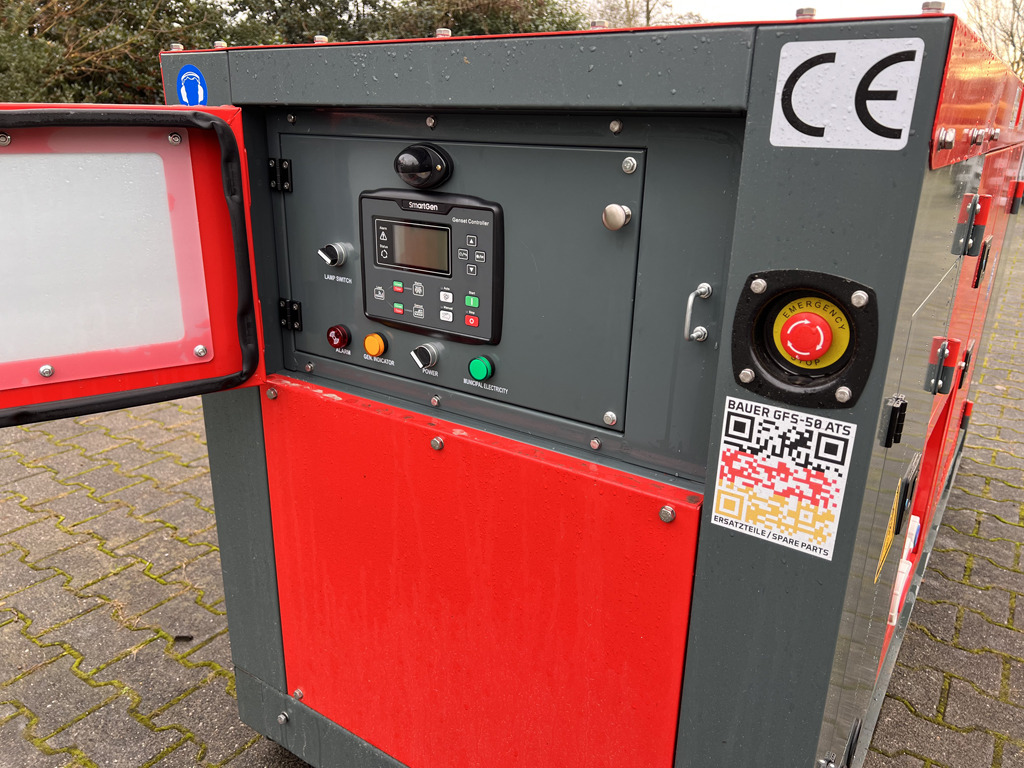Industrie generator BAUER GFS 50 kW generator 62.5 KVA