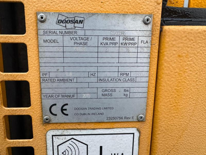 Industrie generator Doosan G20