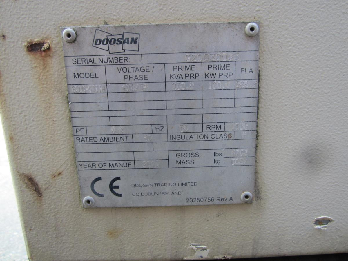 Industrie generator Doosan G200