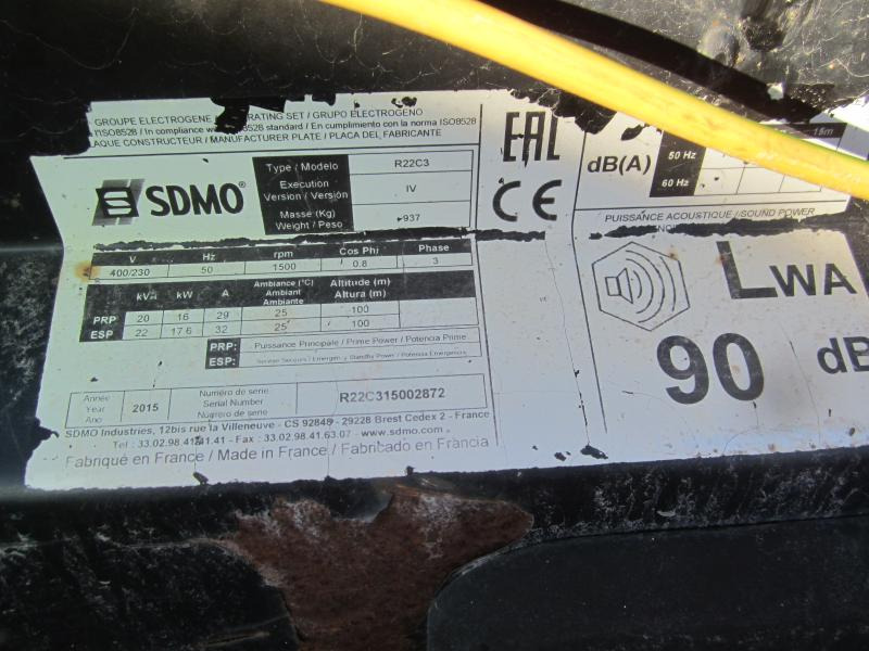 Industrie generator Sdmo R22