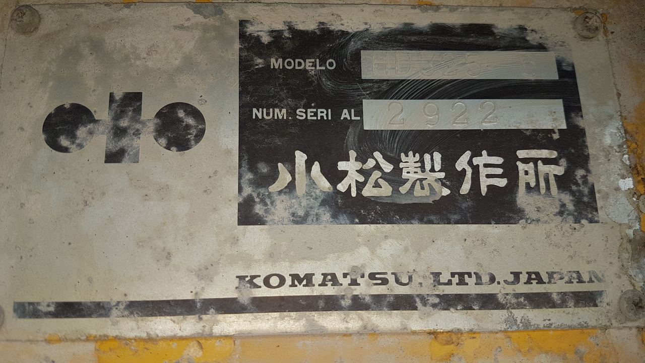 Zelfrijdende kiepwagen KOMATSU HD 325.5: afbeelding 3