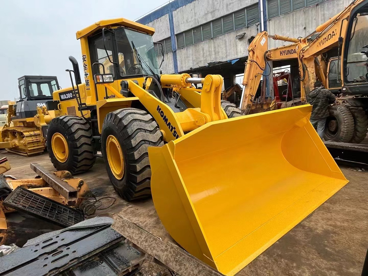 Wiellader KOMATSU WA380 small Used Loader  for sale with cheap price: afbeelding 7