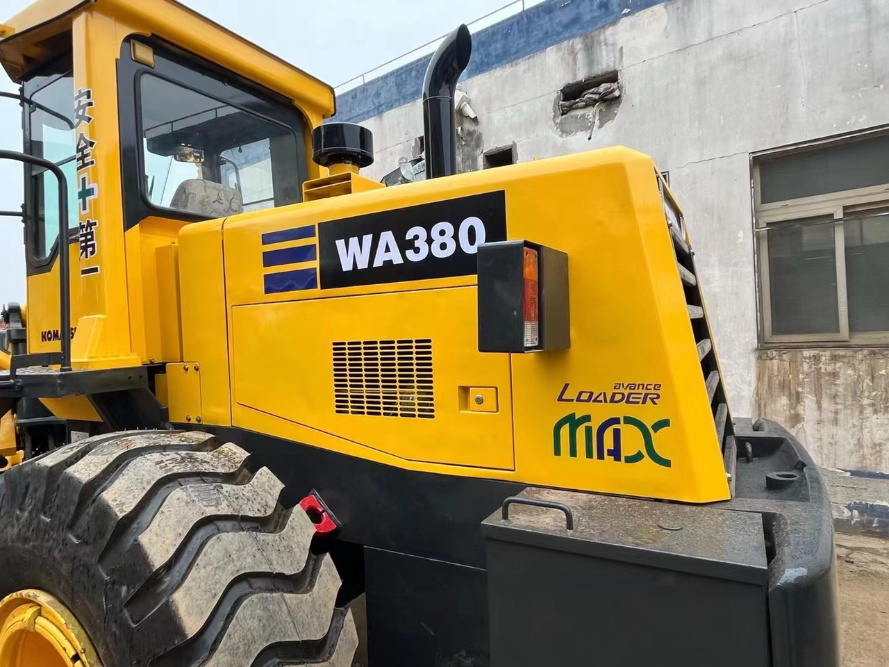 Wiellader KOMATSU WA380 small Used Loader  for sale with cheap price: afbeelding 10