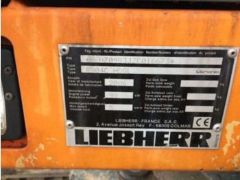 Rupsgraafmachine LIEBHERR R904C HDSL: afbeelding 1