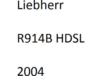 Rupsgraafmachine LIEBHERR R914B HDSL: afbeelding 1