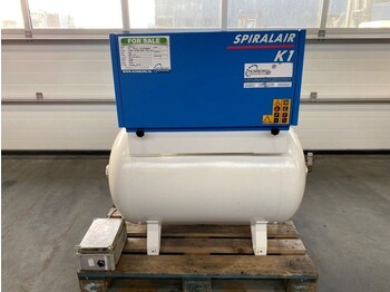 Grassair K1 Silent 1.5 kW 160 L / min 8 Bar Olievrije Schroefcompessor met ketel - Luchtcompressor