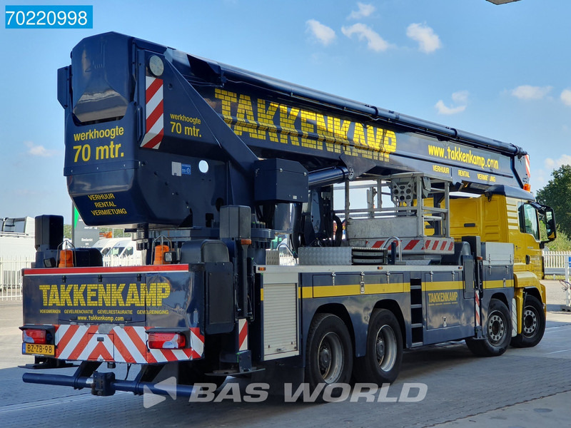 Vrachtwagen hoogwerker MAN TGS 35.440 8X4 NL-Truck Manual 70mtr Bronto Skylift S70 XDT Euro 4: afbeelding 6
