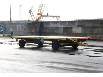 Bouwmachine Miloco trailer 20ft container chassis