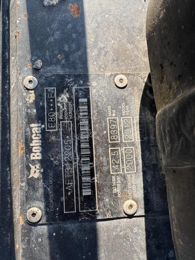 Minigraafmachine Bobcat E80