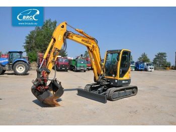 Minigraafmachine HYUNDAI R60CR-9A Rototilt !438h!