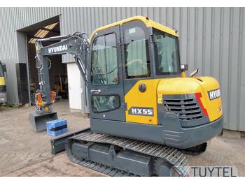Minigraafmachine Hyundai HX55 5,5TON MIDIGRAVER EXCAVATOR KETTENBAGGER NEW