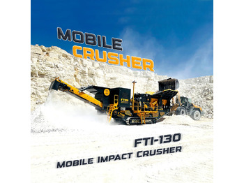 FABO FTI-130 TRACKED IMPACT CRUSHER 400-500 TPH | AVAILABLE IN STOCK - Mobiele breker