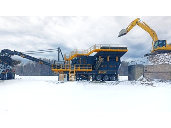 FABO MJK-110 MOBILE PRIMARY JAW CRUSHER READY IN STOCK - mobiele breker