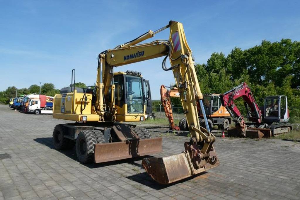 Mobiele graafmachine KOMATSU HANOMAG Mobilbagger PW140-7 Mobilbagger