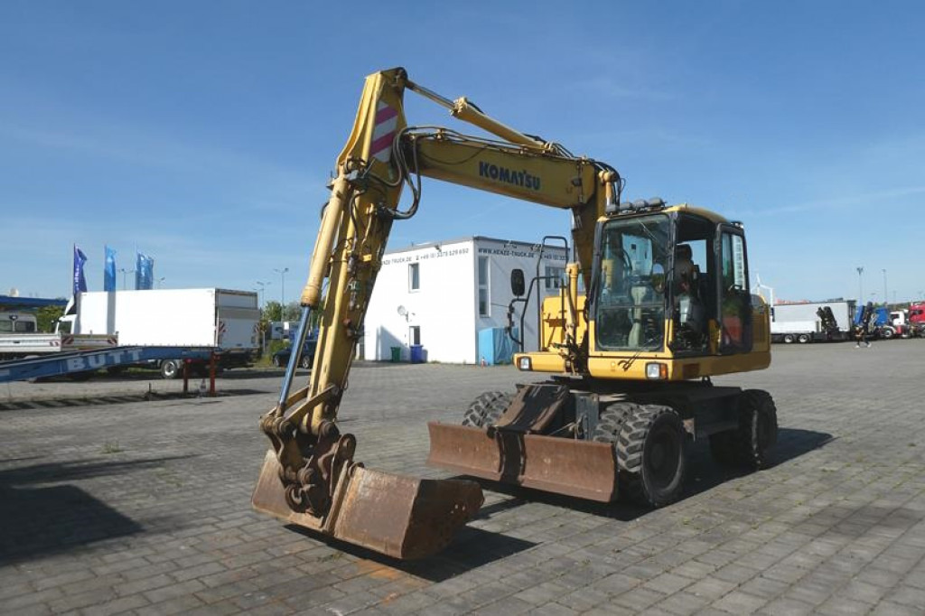 Mobiele graafmachine KOMATSU HANOMAG Mobilbagger PW140-7 Mobilbagger