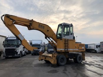 Mobiele graafmachine Liebherr A922 Umschlagbagger+Greifer für Holz