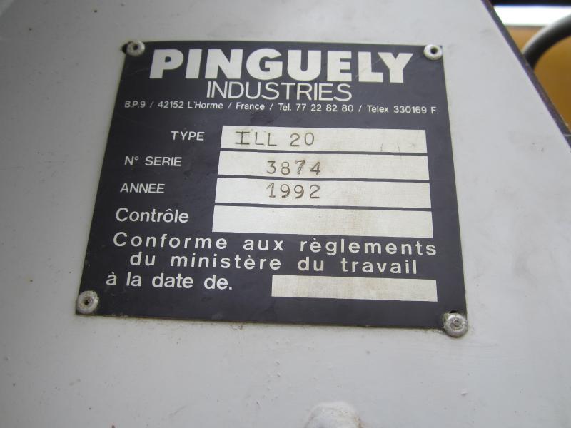 Mobiele kraan Pinguely ILL20