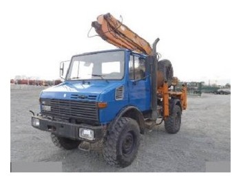 Unimog 1450 - mobiele kraan