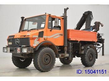 Unimog U 1450 * 4 X 4  - mobiele kraan