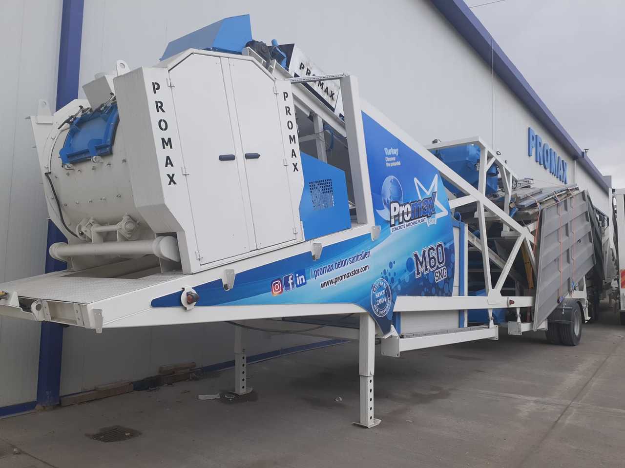 Nieuw Betoncentrale PROMAX MOBILE CONCRETE BATCHING PLANT M60-SNG(60M3/H): afbeelding 10