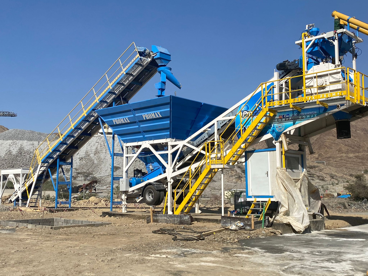 Nieuw Betoncentrale PROMAX MOBILE CONCRETE BATCHING PLANT M60-SNG(60M3/H): afbeelding 11