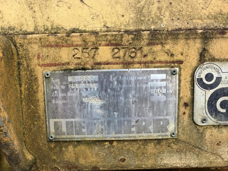 Rupsgraafmachine Liebherr A902 A902 D 904 NA Kettenbagger einsatzbereit!