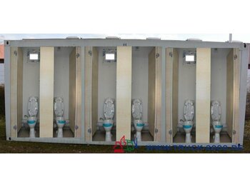 Nieuw Bouwmachine Sanitär-Toilettencontainer 6 WC + 4 Waschbecken: afbeelding 1