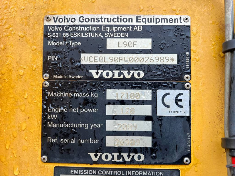 Wiellader Volvo L90F Dutch machine / CE Certified: afbeelding 17