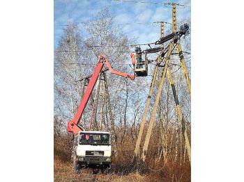 Vrachtwagen hoogwerker WUMAG WT170H MAN 4x4