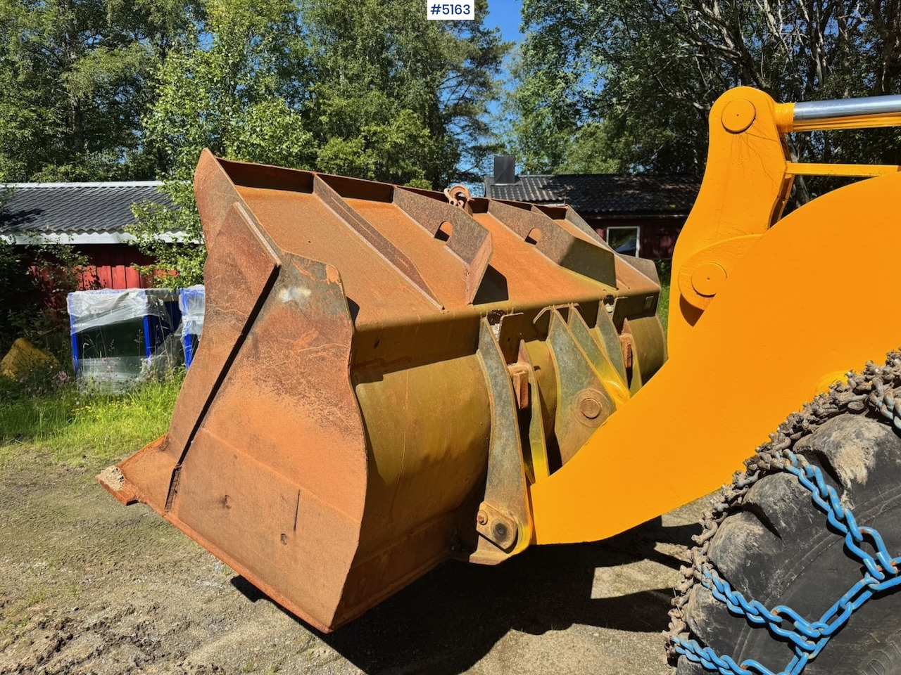 Wiellader 1994 Komatsu WA420-1 Wheel Loader w/ Bucket. 7200 hours!