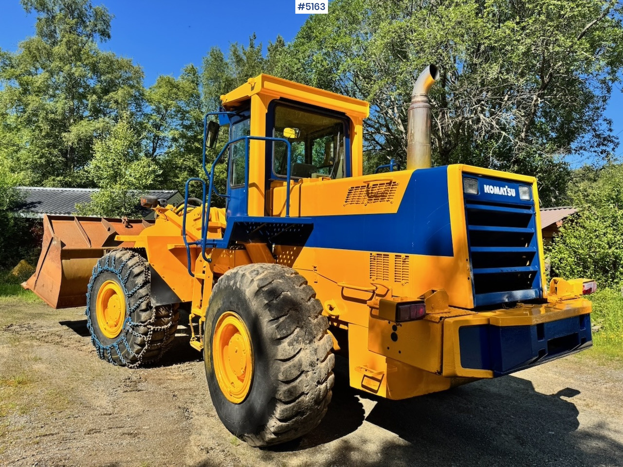 Wiellader 1994 Komatsu WA420-1 Wheel Loader w/ Bucket. 7200 hours!