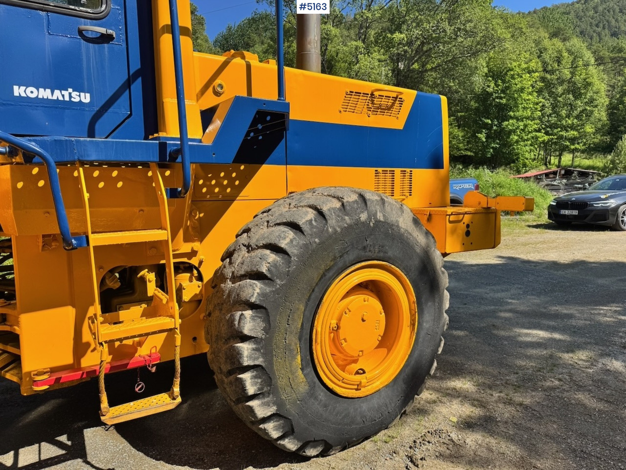 Wiellader 1994 Komatsu WA420-1 Wheel Loader w/ Bucket. 7200 hours!