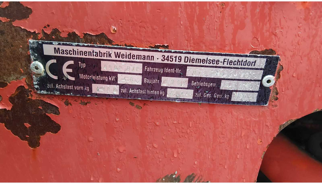 Wiellader 1996 WEIDEMANN 4002 SHOVEL