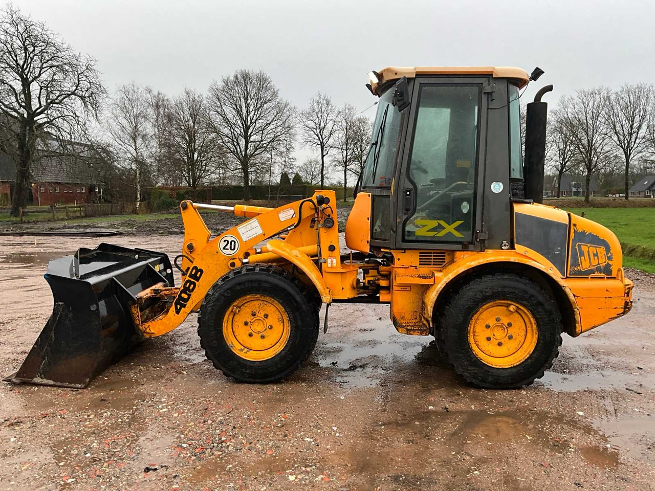 Wiellader 1997 JCB 408 B SHOVEL