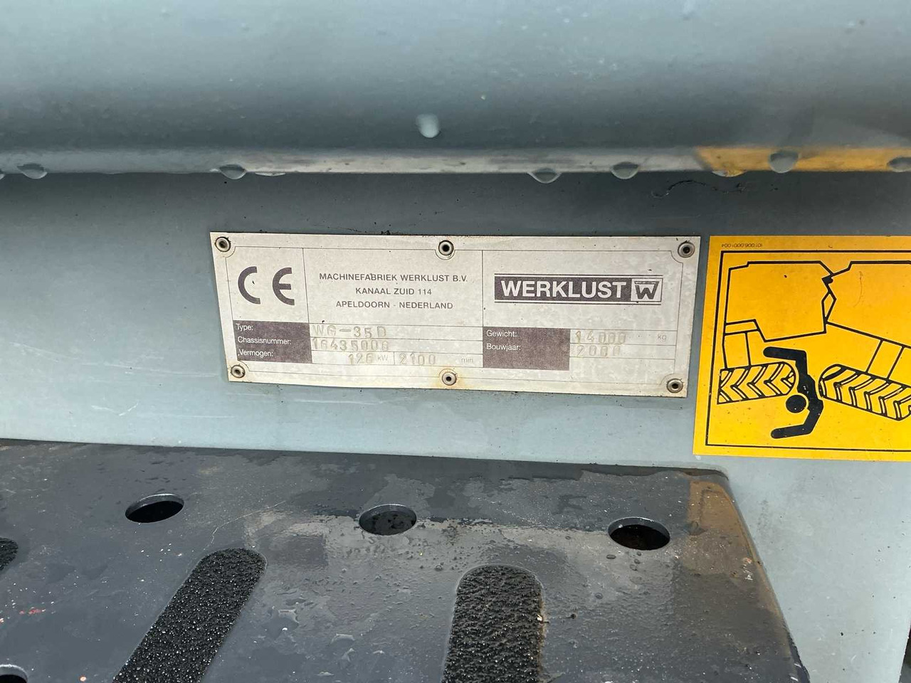 Wiellader 2000 WORK ETHIC WG35D SHOVEL