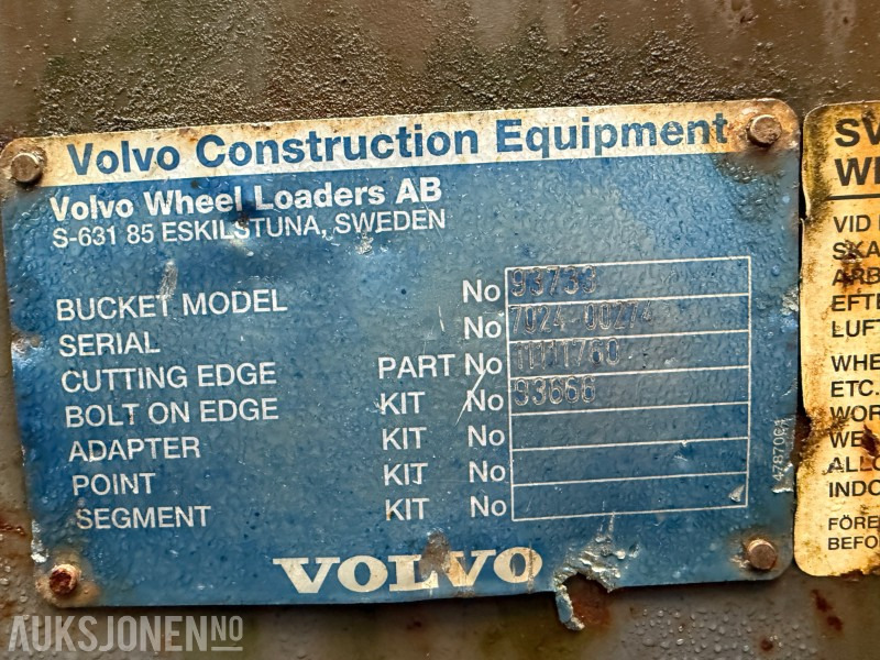 Wiellader 2005 Volvo L180E Hjullaster - Rep.objekt