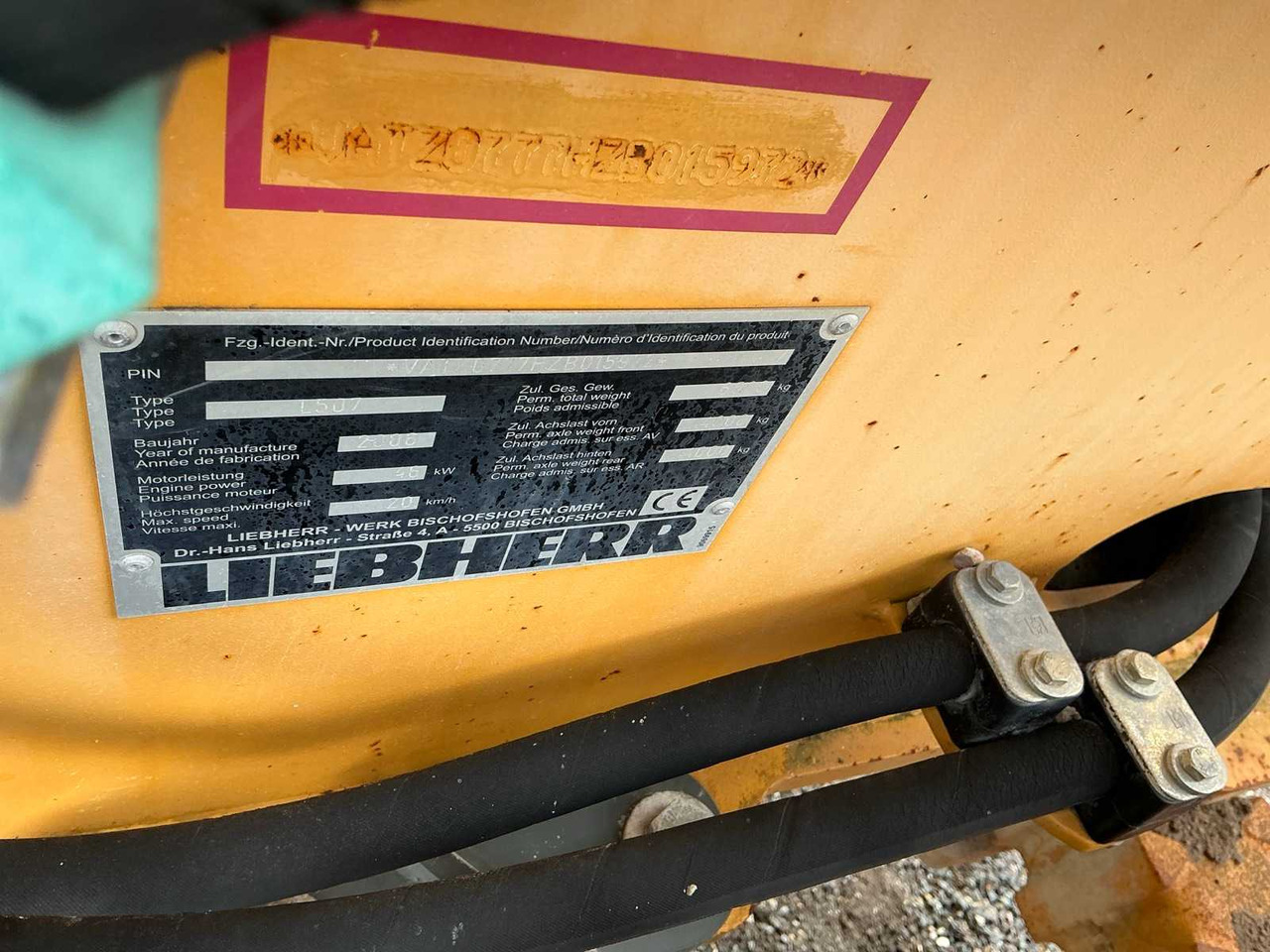 Wiellader 2006 LIEBHERR L 507 STEREO SHOVEL