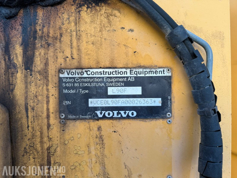 Wiellader 2008 Volvo L90F Rep.Objekt - Motorhavari - 14977t