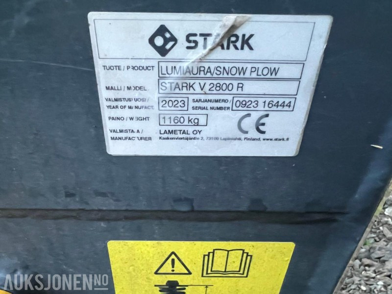 Wiellader 2008 Wille 855C-C44 med snøskuffe og skjær