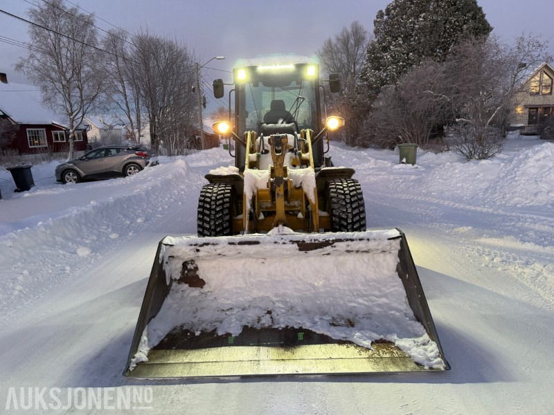 Wiellader 2012 Cat 907H2 - Planeringsskuffe - Pallegaffler - 3646T