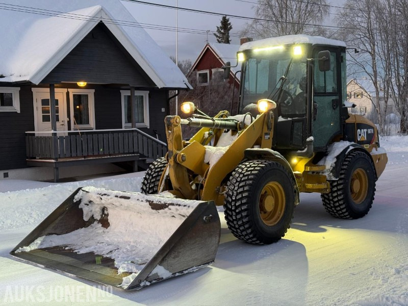 Wiellader 2012 Cat 907H2 - Planeringsskuffe - Pallegaffler - 3646T