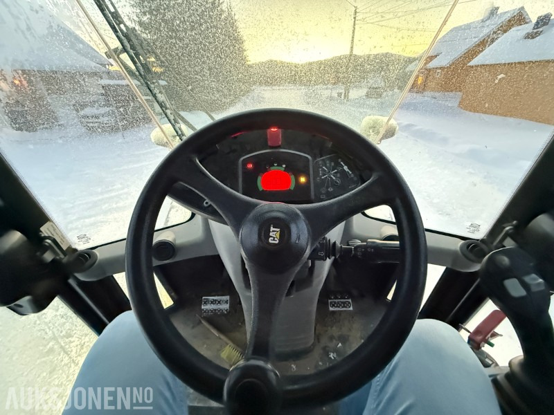 Wiellader 2012 Cat 907H2 - Planeringsskuffe - Pallegaffler - 3646T