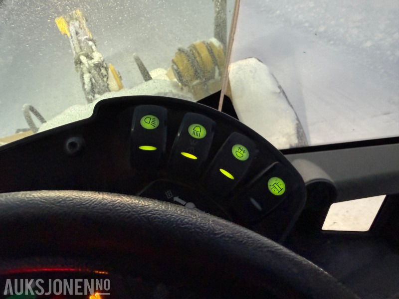 Wiellader 2012 Cat 907H2 - Planeringsskuffe - Pallegaffler - 3646T