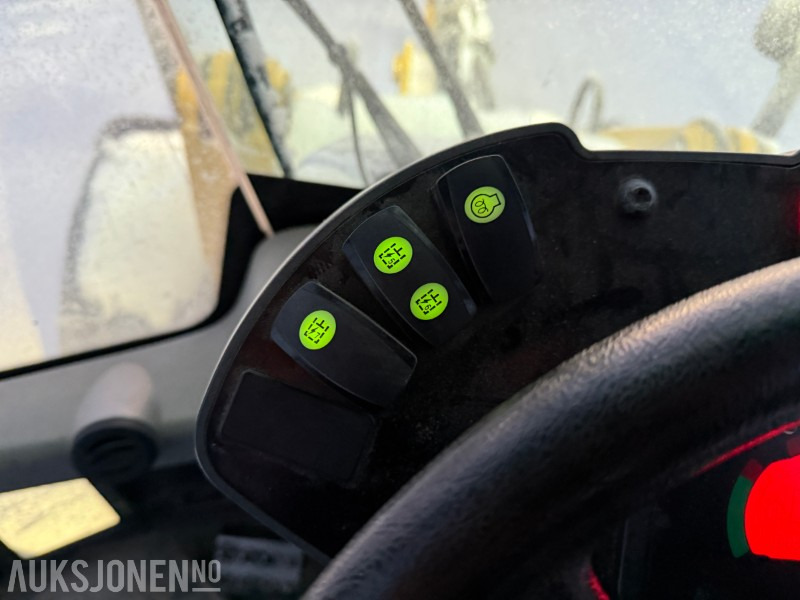 Wiellader 2012 Cat 907H2 - Planeringsskuffe - Pallegaffler - 3646T